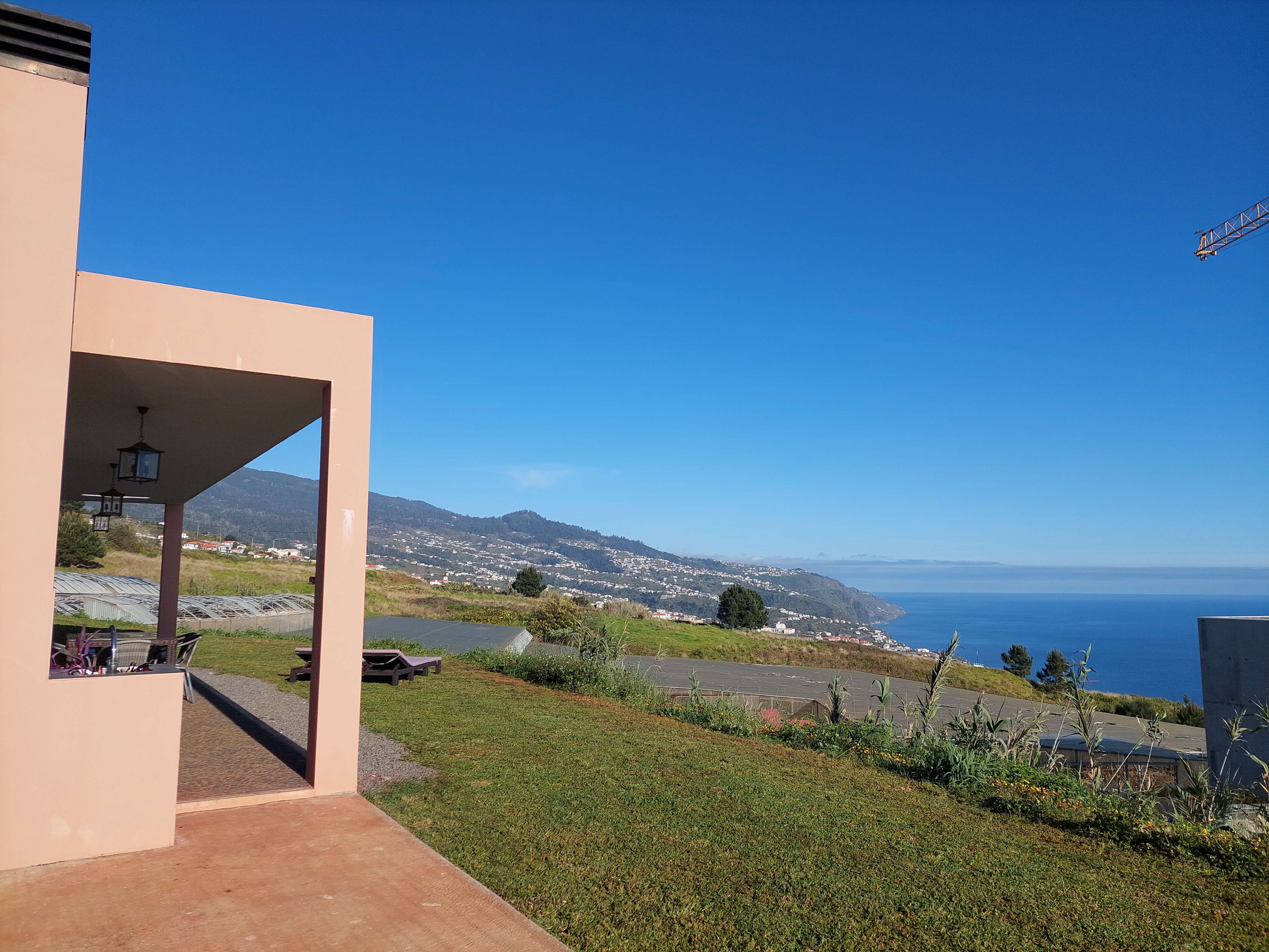 Terrasse avec vue sur l'océan – Au Petit Madère